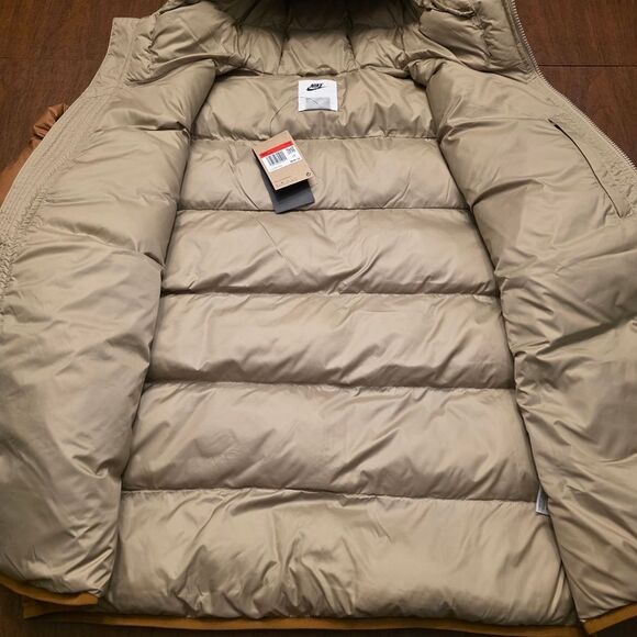 Nike Windrunner Primaloft Storm-FIT Puffer Jacket Khaki FB8185-248 Men's Size L - Picture 3 of 4